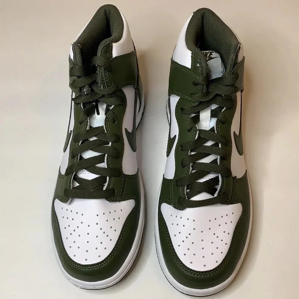 Nike Dunk High Sneakers Cargo Khaki Sneakers Size 9.5 New - Picture 7 of 11